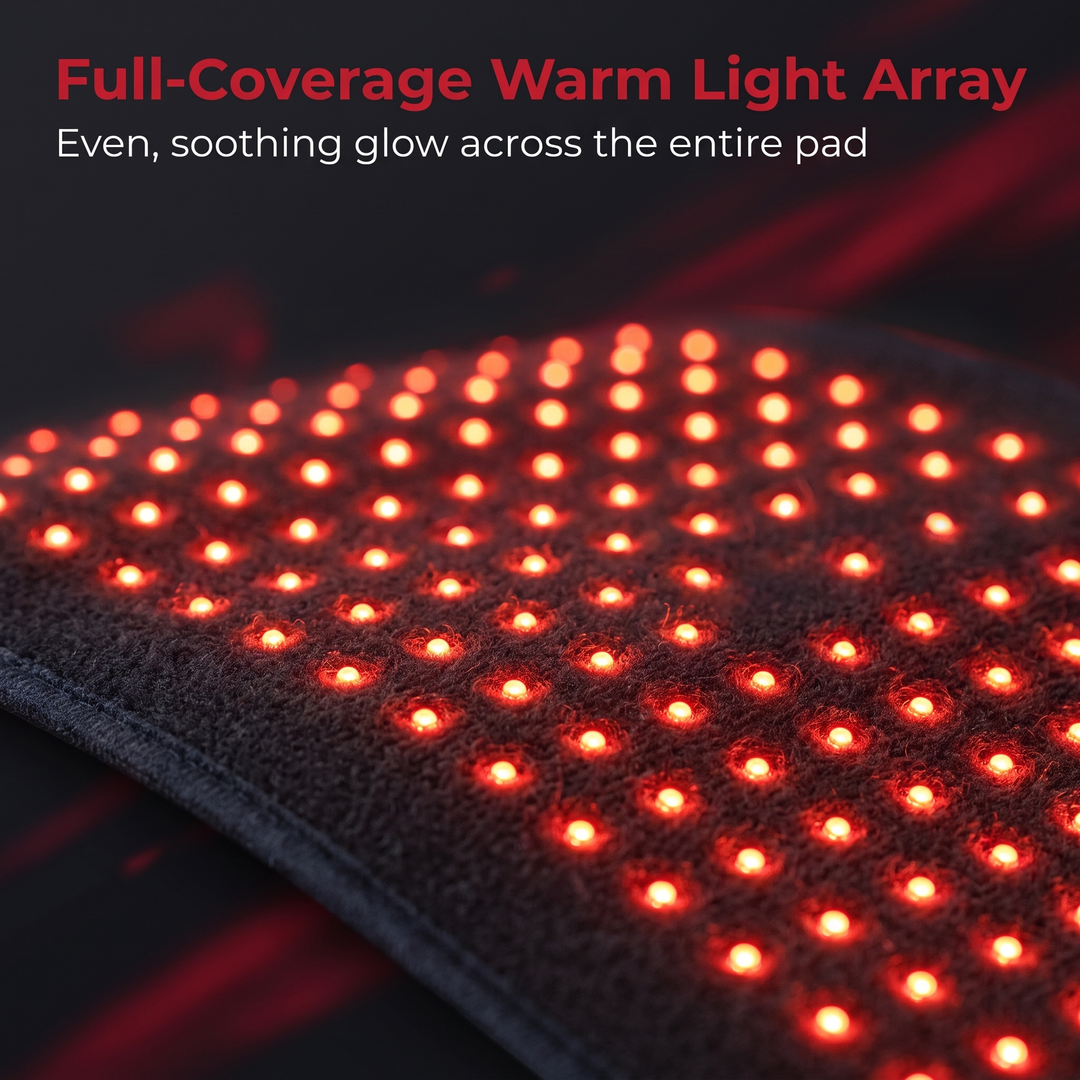 Professional Infrared Red Light Therapy Pad for Back Shoulder Body Recovery Pain Relief Muscle Relaxation Physiotherapy Device Home Use