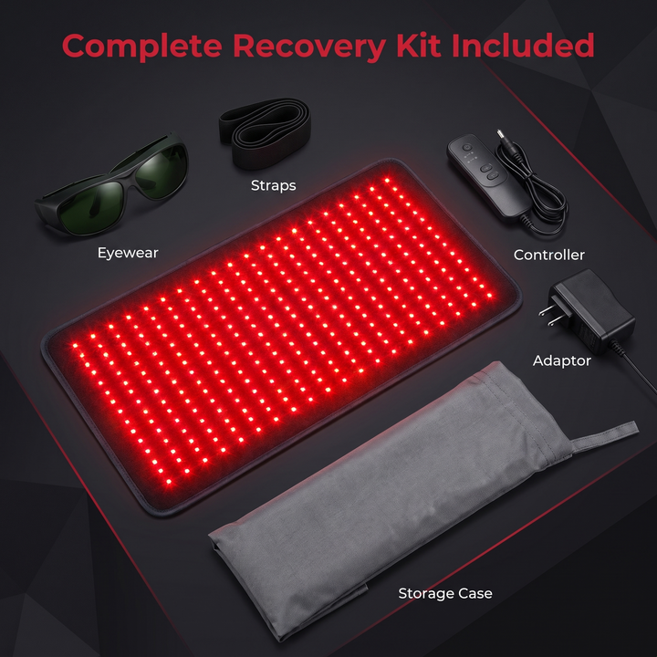 Professional Infrared Red Light Therapy Pad for Back Shoulder Body Recovery Pain Relief Muscle Relaxation Physiotherapy Device Home Use