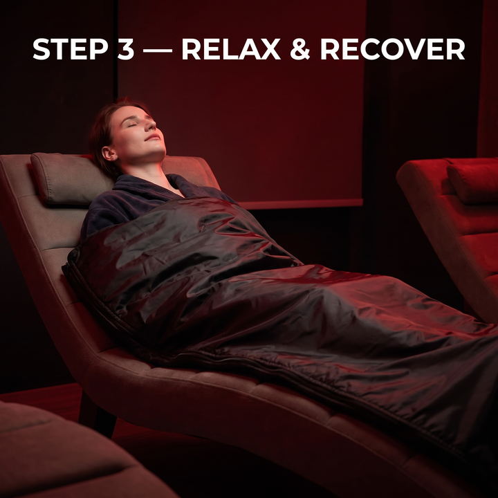 Professional Infrared Sauna Blanket Full Body Sweat Therapy Blanket Home Spa Recovery Wrap Portable Heat Blanket for Relaxation Muscle Recovery Wellness