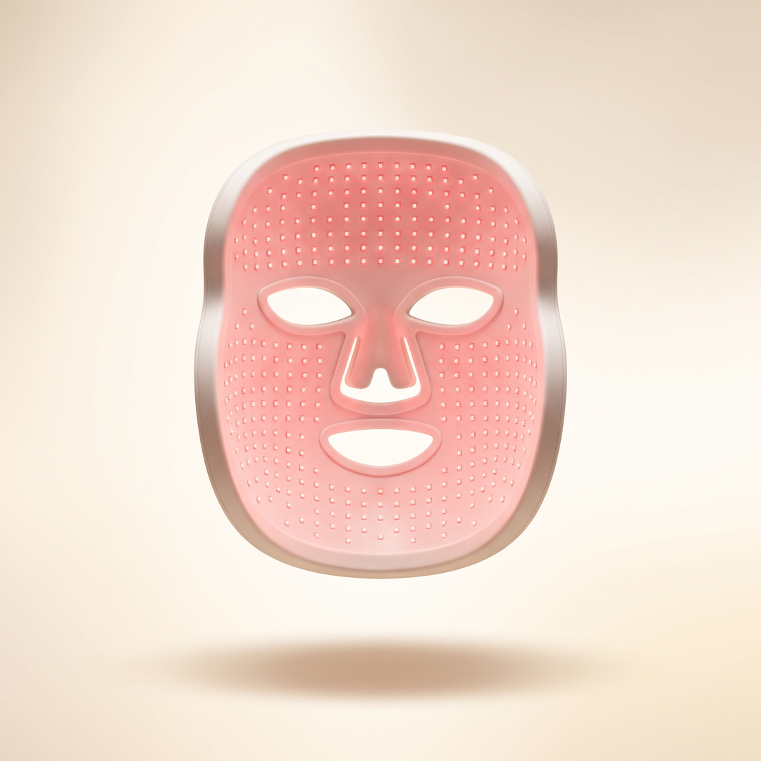 Professional LED Face &amp; Neck Light Therapy Mask 7 Colour Red Light Skin Rejuvenation Anti-Ageing Beauty Device for Home Skincare Facial Treatment