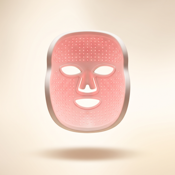 Professional LED Face &amp; Neck Light Therapy Mask 7 Colour Red Light Skin Rejuvenation Anti-Ageing Beauty Device for Home Skincare Facial Treatment