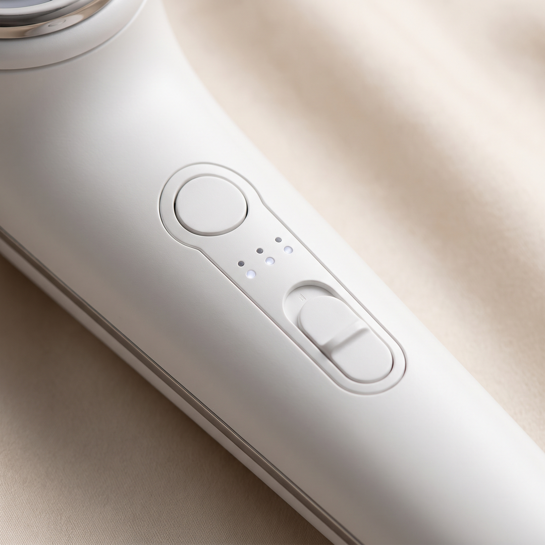 Professional LED Light Therapy Face Neck Massager 7 Colors Adjustable Vibration Skin Tightening Lifting Anti Wrinkle Portable Facial Massager for Home Skincare Routine