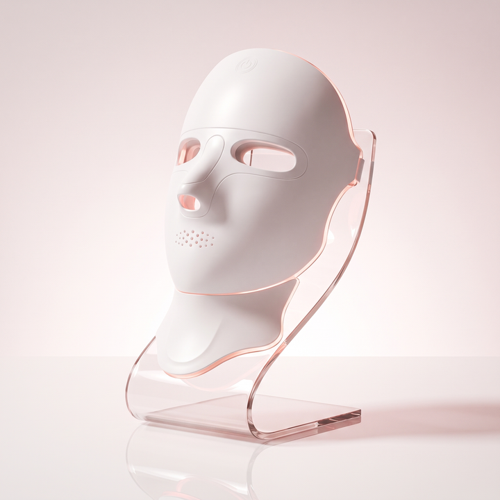 Professional LED Light Therapy Face and Neck Mask 7 Color Photon Skin Rejuvenation Rechargeable Facial Care Device for Home Use