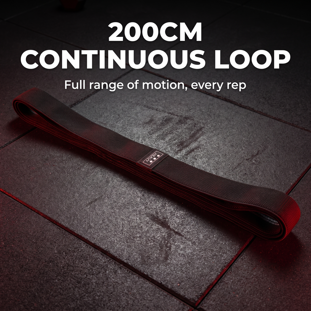 Professional Long Resistance Loop Band Full Body Workout Elastic Exercise Band Home Gym Strength Training Yoga Fitness Band Unisex