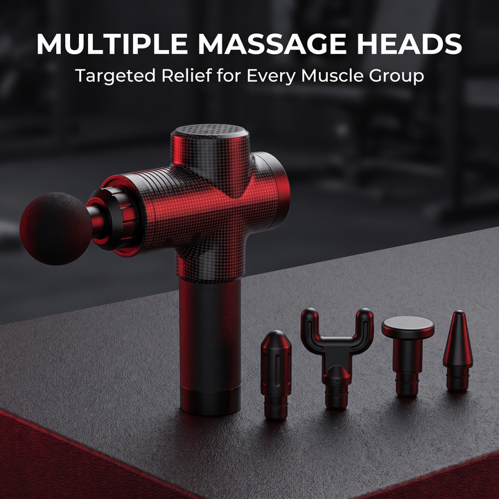 Professional Massage Gun Deep Tissue Muscle Massager 30 Speed Levels Percussion Body Neck Back Recovery Device Noise Reduction Home Gym Fitness Use