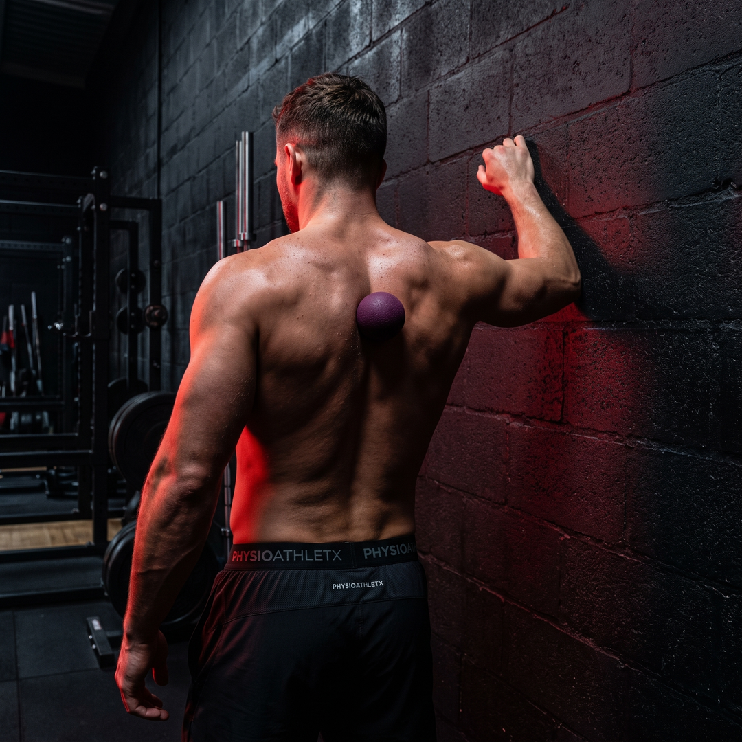 Professional Massage Lacrosse Ball Deep Tissue Trigger Point Ball Muscle Relief Tool for Back Foot Shoulder Neck Myofascial Release Home Gym Recovery