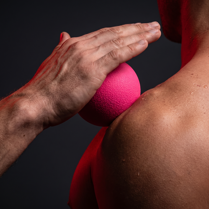 Professional Massage Lacrosse Ball Deep Tissue Trigger Point Ball Muscle Relief Tool for Back Foot Shoulder Neck Myofascial Release Home Gym Recovery
