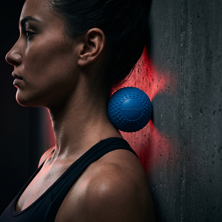 Professional Massage Lacrosse Ball Deep Tissue Trigger Point Ball Muscle Relief Tool for Back Foot Shoulder Neck Myofascial Release Home Gym Recovery