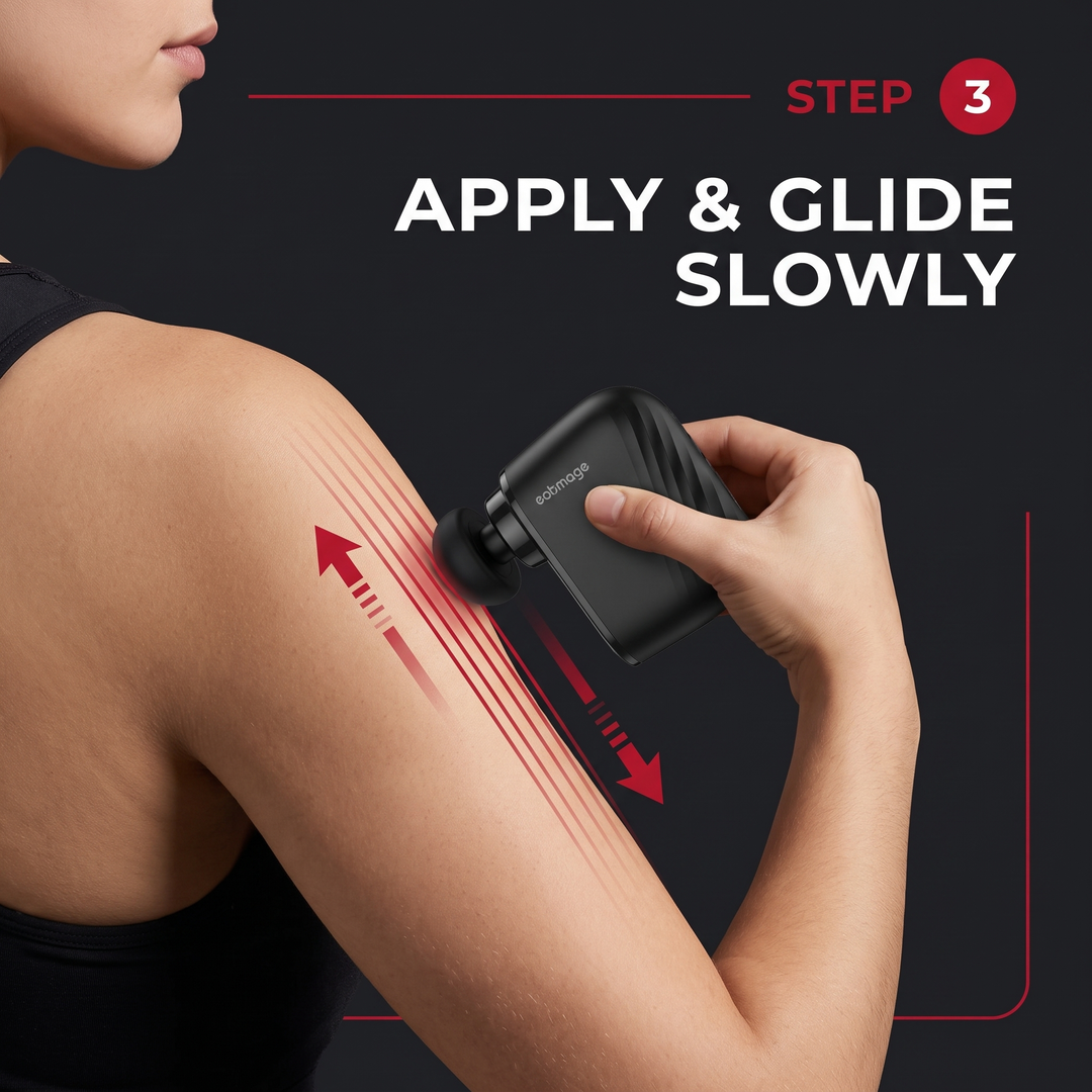 Professional Mini Massage Gun Portable Deep Tissue Percussion Massager with Intelligent Pressure Sensor Quiet Motor for Gym Travel Office Muscle Recovery
