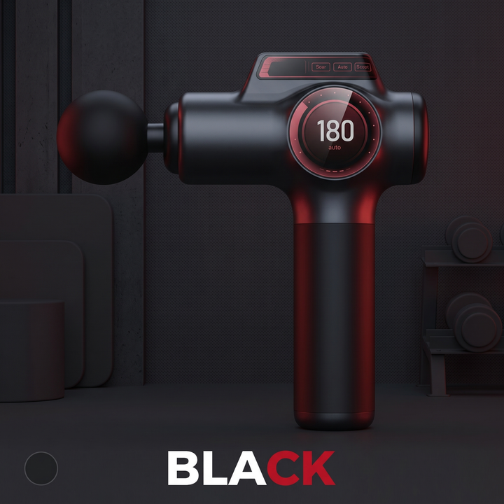 Professional Muscle Massage Gun Deep Tissue Percussion Massager for Neck Back Shoulders Recovery Soreness Relief Home Gym Fitness Use