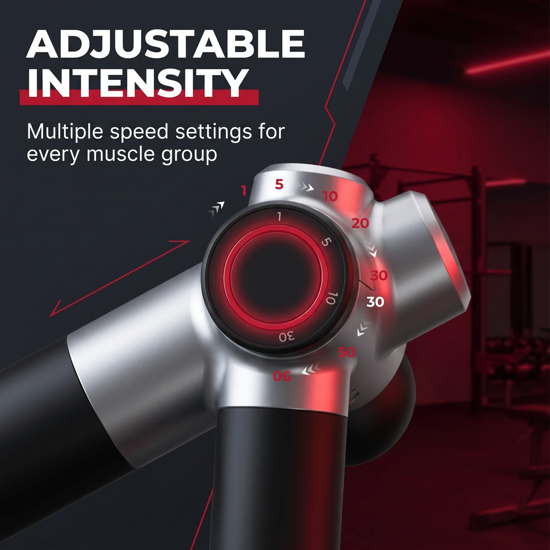 Professional Muscle Massage Gun Deep Tissue Percussion Massager for Neck Back Shoulders Recovery Soreness Relief Home Gym Fitness Use