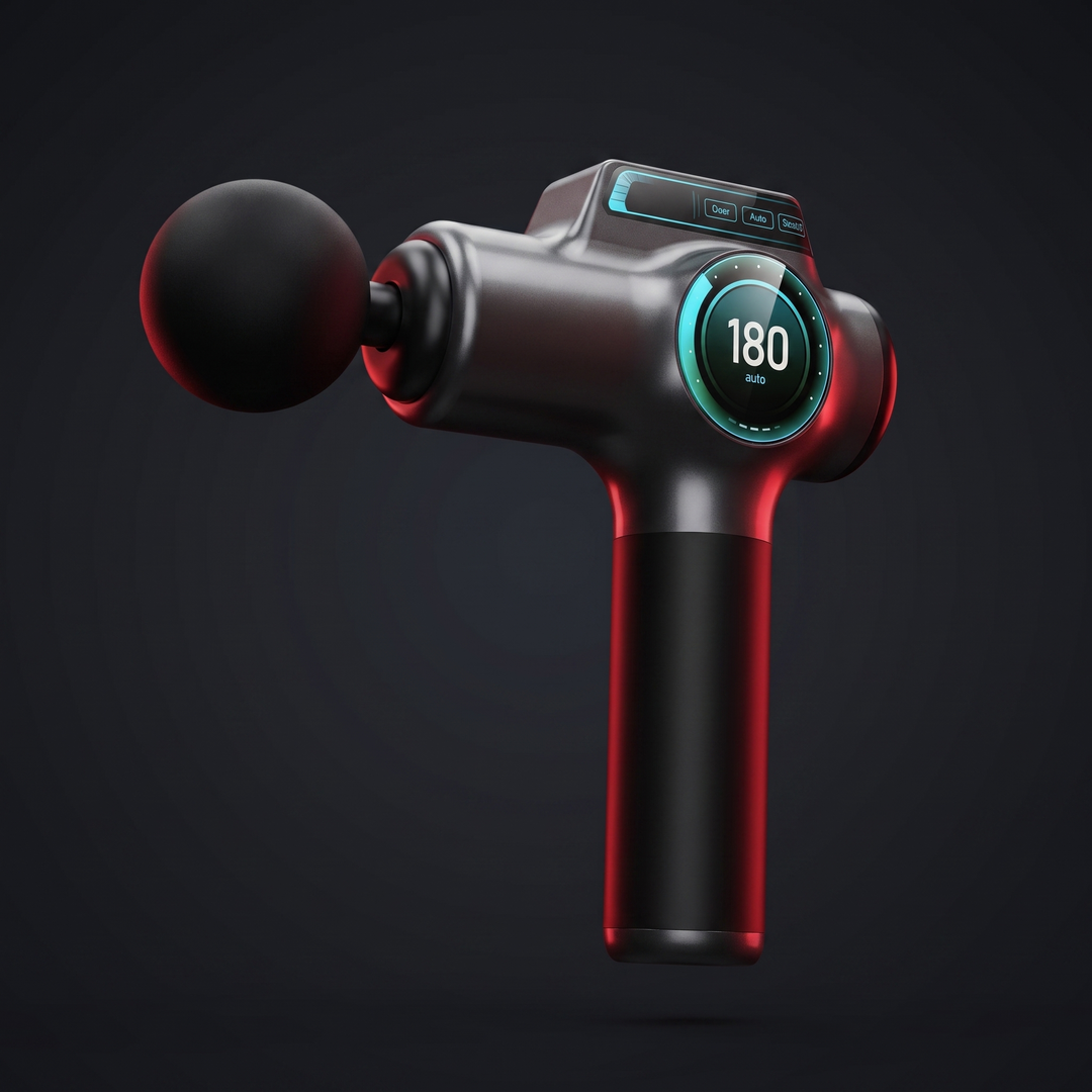 Professional Muscle Massage Gun Deep Tissue Percussion Massager for Neck Back Shoulders Recovery Soreness Relief Home Gym Fitness Use