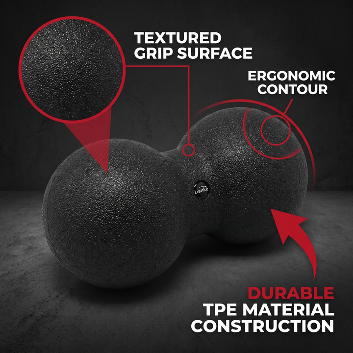 Professional Peanut Massage Ball Set Acupressure Trigger Point Massager Neck Back Myofascial Release Fitness Yoga Recovery Tool