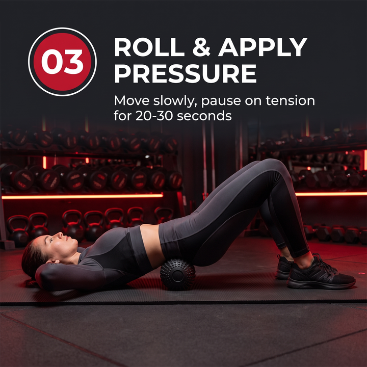 Professional Peanut Massage Ball TPE Raised Point Fascia Ball Back Waist Foot Myofascial Release Ball for Home Gym Recovery Mobility Rehab