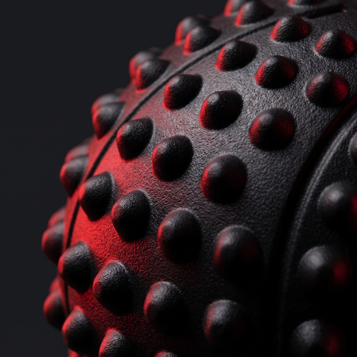 Professional Peanut Massage Ball TPE Raised Point Fascia Ball Back Waist Foot Myofascial Release Ball for Home Gym Recovery Mobility Rehab