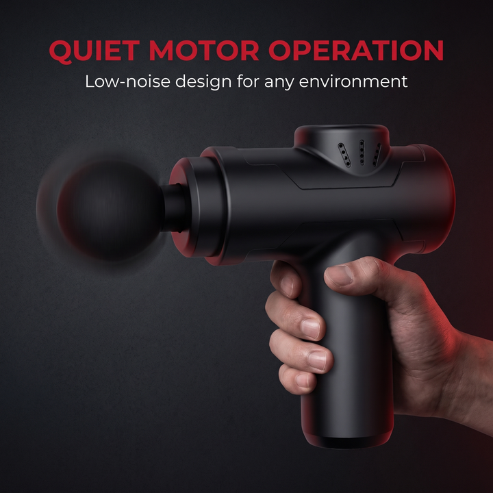 Professional Portable Massage Gun Deep Tissue Percussion Massager Muscle Recovery Device Handheld Body Massager for Gym Sports Fitness Home Use