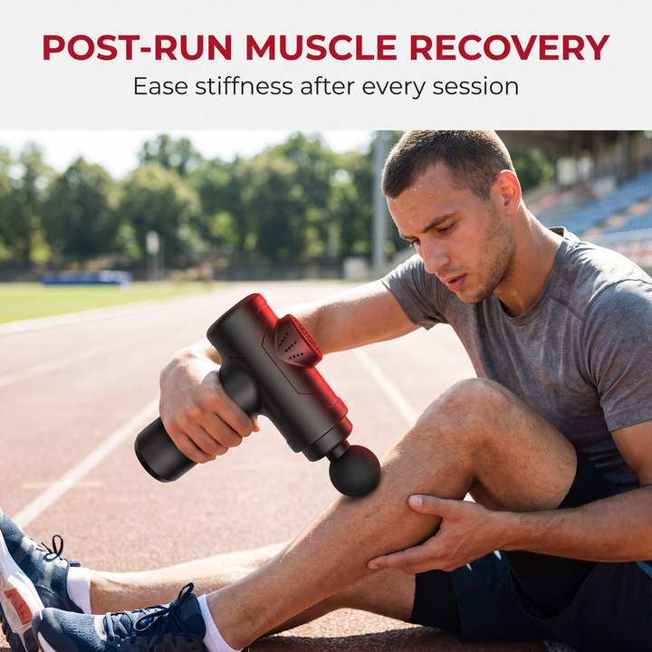 Professional Portable Massage Gun Deep Tissue Percussion Massager Muscle Recovery Device Handheld Body Massager for Gym Sports Fitness Home Use