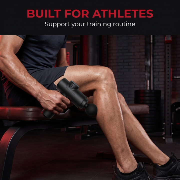 Professional Portable Massage Gun Deep Tissue Percussion Massager Muscle Recovery Device Handheld Body Massager for Gym Sports Fitness Home Use