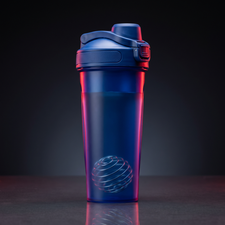 Professional Protein Shaker Bottle with Metal Stirrer Leak-Proof BPA-Free Shaker Cup 20oz for Protein Shakes Pre-Workout Drinks Gym Fitness Nutrition Blender Bottle