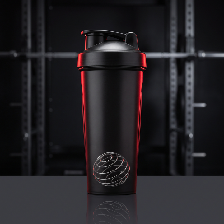 Professional Protein Shaker Bottle with Metal Stirrer Leak-Proof BPA-Free Shaker Cup 20oz for Protein Shakes Pre-Workout Drinks Gym Fitness Nutrition Blender Bottle