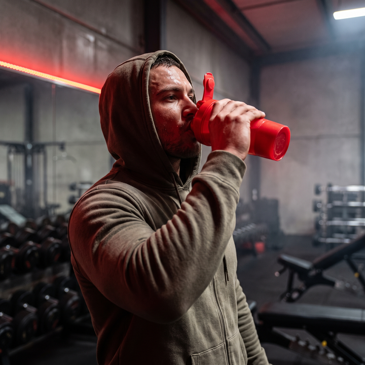 Professional Protein Shaker Bottle with Metal Stirrer Leak-Proof BPA-Free Shaker Cup 20oz for Protein Shakes Pre-Workout Drinks Gym Fitness Nutrition Blender Bottle