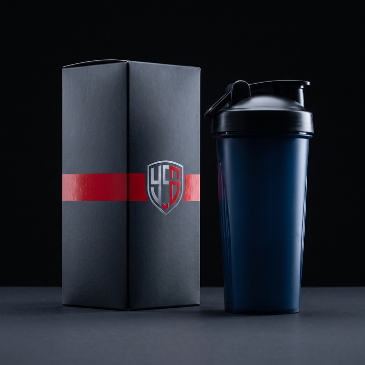 Professional Protein Shaker Bottle with Metal Stirrer Leak-Proof BPA-Free Shaker Cup 20oz for Protein Shakes Pre-Workout Drinks Gym Fitness Nutrition Blender Bottle