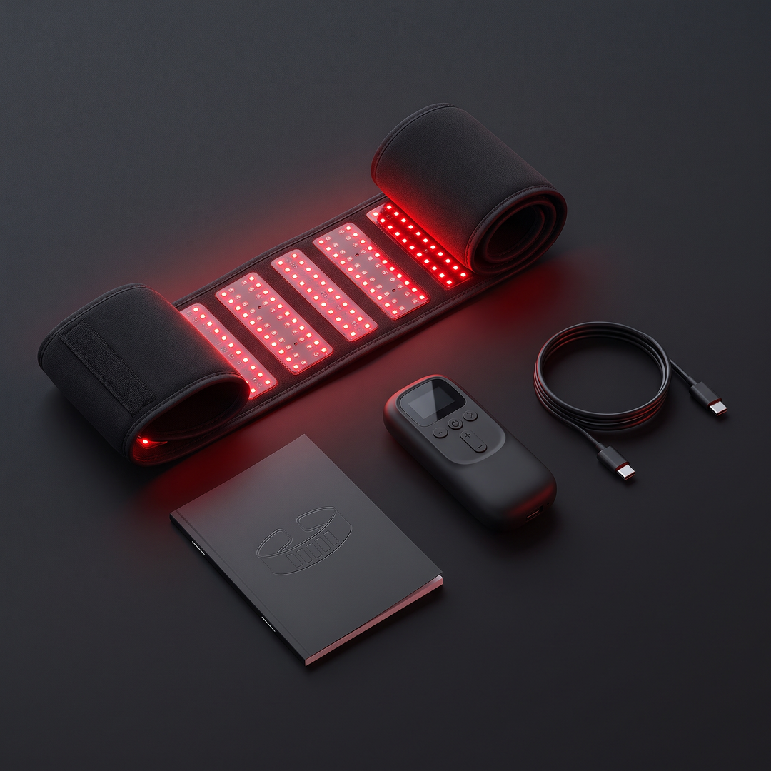 Professional Red Light Therapy Belt 660nm 850nm Infrared LED Wrap for Back Waist Pain Relief Body Recovery Home Use Portable
