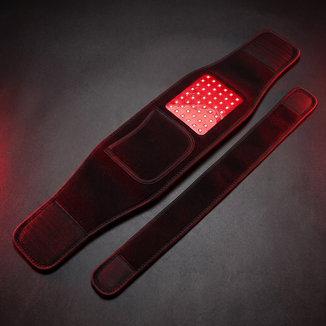 Professional Red Light Therapy Belt Infrared LED Heat Massage Wrap for Back Waist Pain Relief Blood Circulation Support Recovery