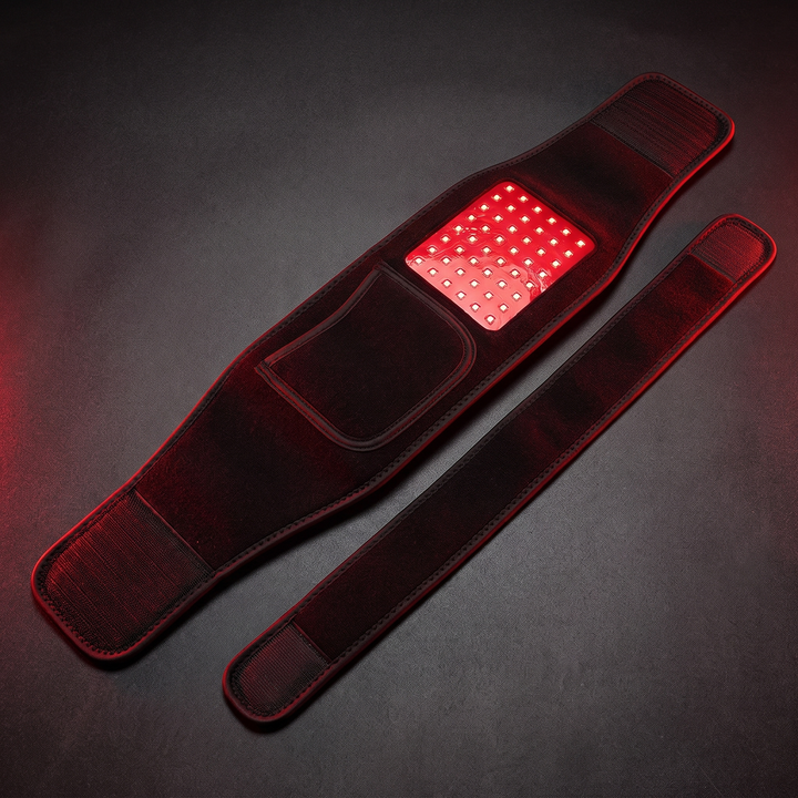 Professional Red Light Therapy Belt Infrared LED Heat Massage Wrap for Back Waist Pain Relief Blood Circulation Support Recovery