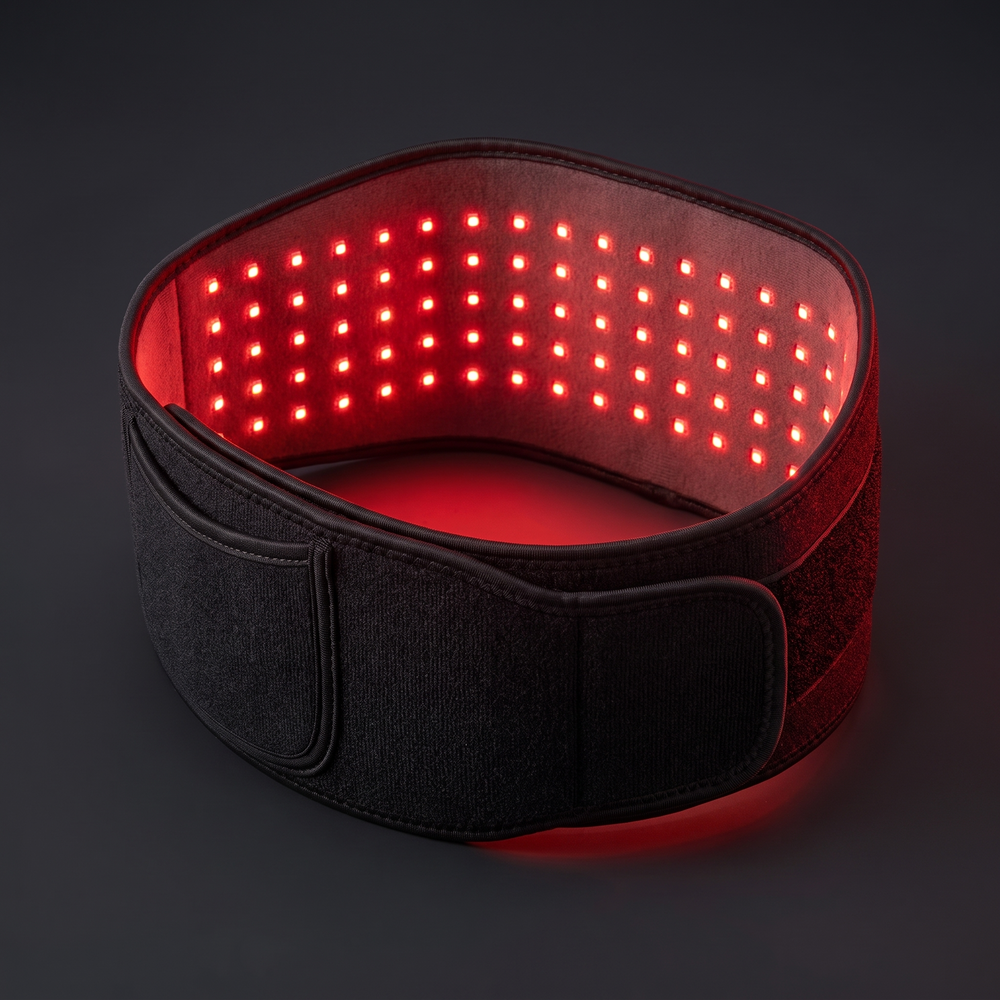 Professional Red Light Therapy Belt Infrared LED Heat Massage Wrap for Back Waist Pain Relief Blood Circulation Support Recovery