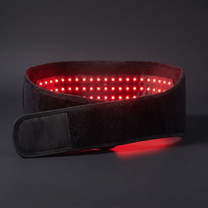 Professional Red Light Therapy Belt Infrared LED Heat Massage Wrap for Back Waist Pain Relief Blood Circulation Support Recovery
