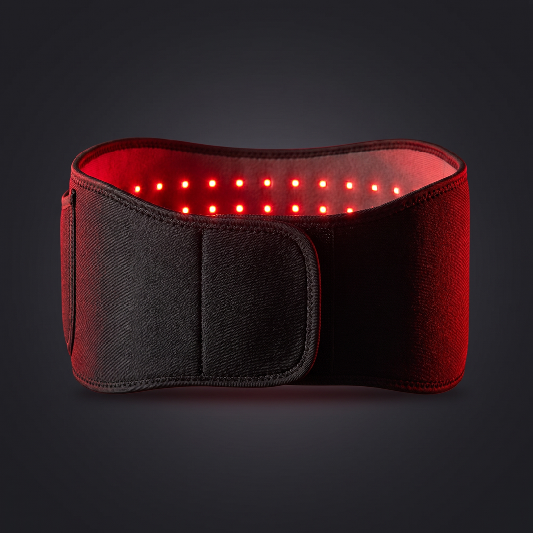 Professional Red Light Therapy Belt Infrared LED Heat Massage Wrap for Back Waist Pain Relief Blood Circulation Support Recovery