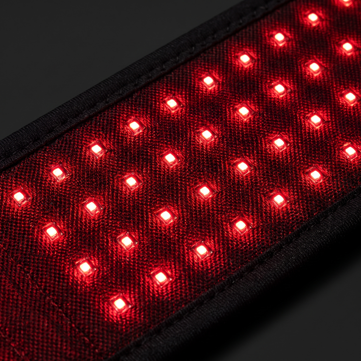 Professional Red Light Therapy Belt Infrared LED Heat Massage Wrap for Back Waist Pain Relief Blood Circulation Support Recovery