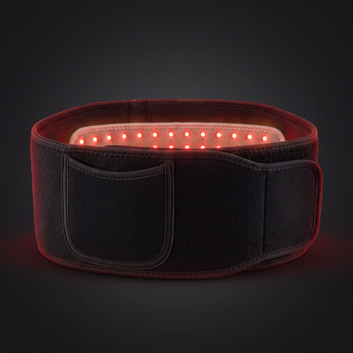 Professional Red Light Therapy Belt Infrared LED Heat Massage Wrap for Back Waist Pain Relief Blood Circulation Support Recovery