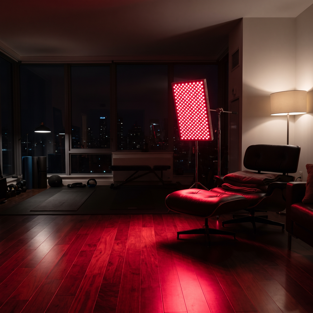 Professional Red Light Therapy Lamp 660nm 850nm Near Infrared Light Panel for Face and Body with Adjustable Stand and Timer Home Use Recovery Device