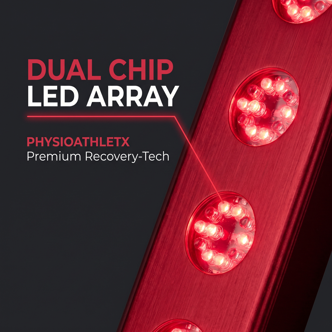 Professional Red Light Therapy Panel Dual Chip LED 660nm 850nm Near Infrared Light Device for Skin and Muscle Recovery Home Use