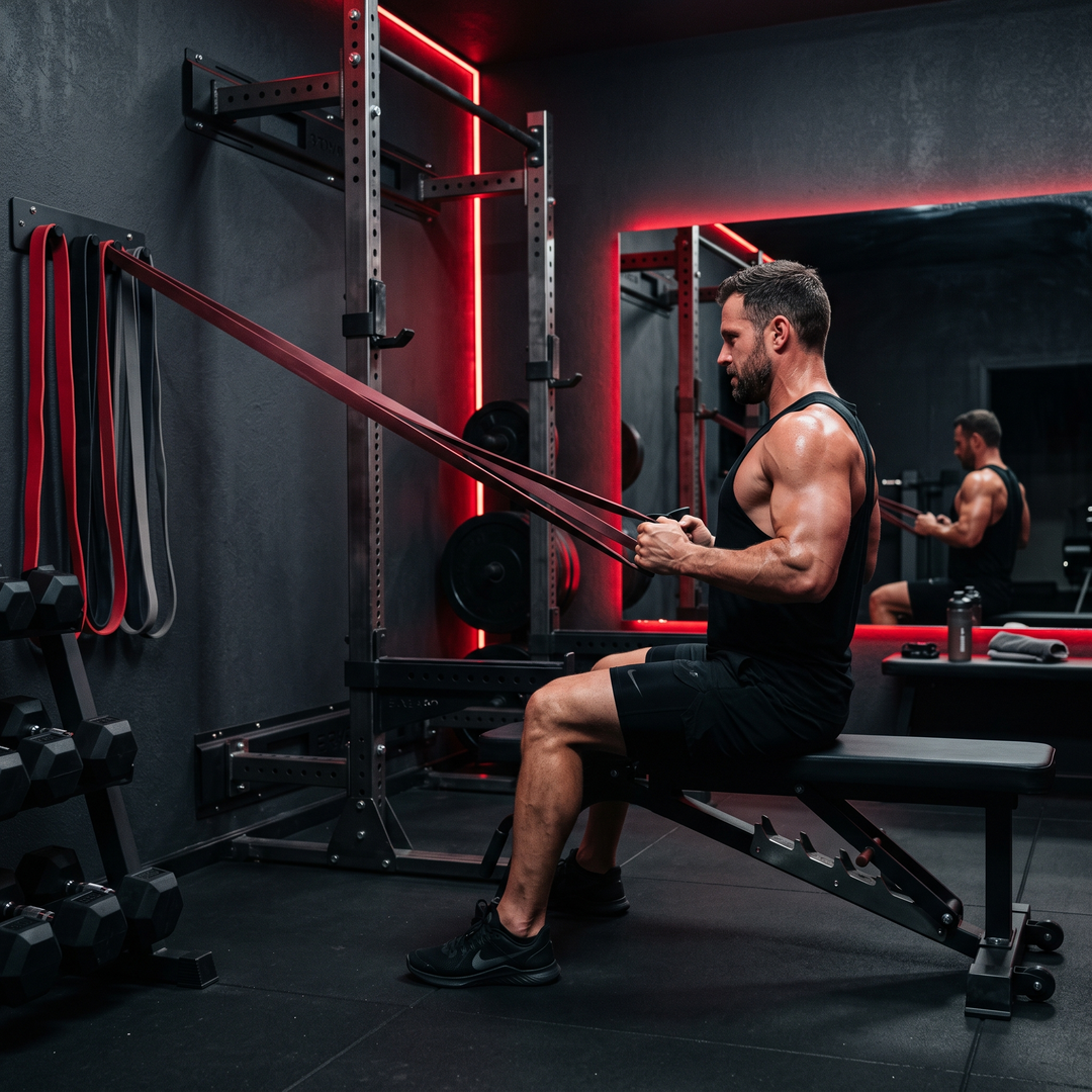Professional Resistance Bands with Handles Exercise Bands for Strength Training Home Gym Workout Bands for Men Women Fitness Rehabilitation Equipment