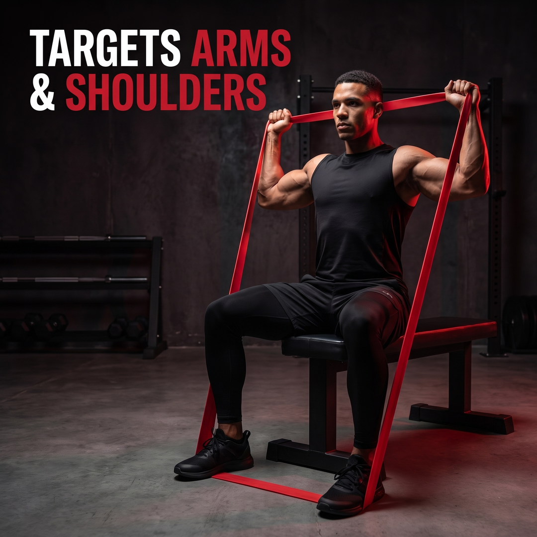 Professional Resistance Loop Bands Set Latex Exercise Bands Legs Glutes Core Strength Training Home Gym Workout Rehabilitation Mobility Fitness