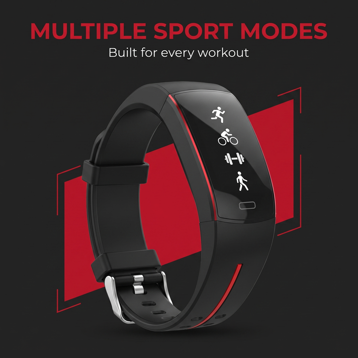 Professional Smart Fitness Band ECG PPG Heart Rate Blood Pressure Body Temperature Monitor Wrist Band Activity Tracker for Health Monitoring Daily Fitness Use