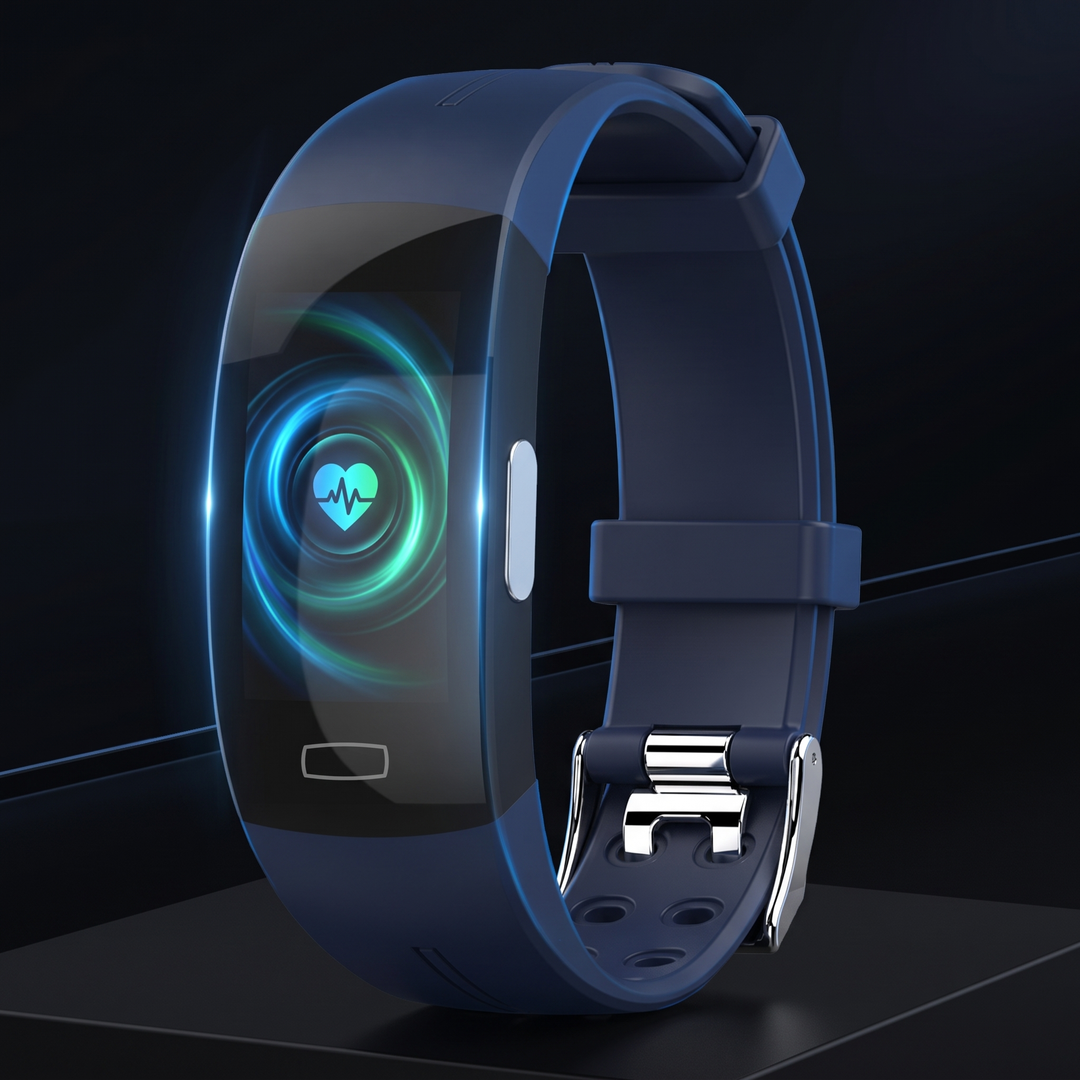 Professional Smart Fitness Band ECG PPG Heart Rate Blood Pressure Body Temperature Monitor Wrist Band Activity Tracker for Health Monitoring Daily Fitness Use