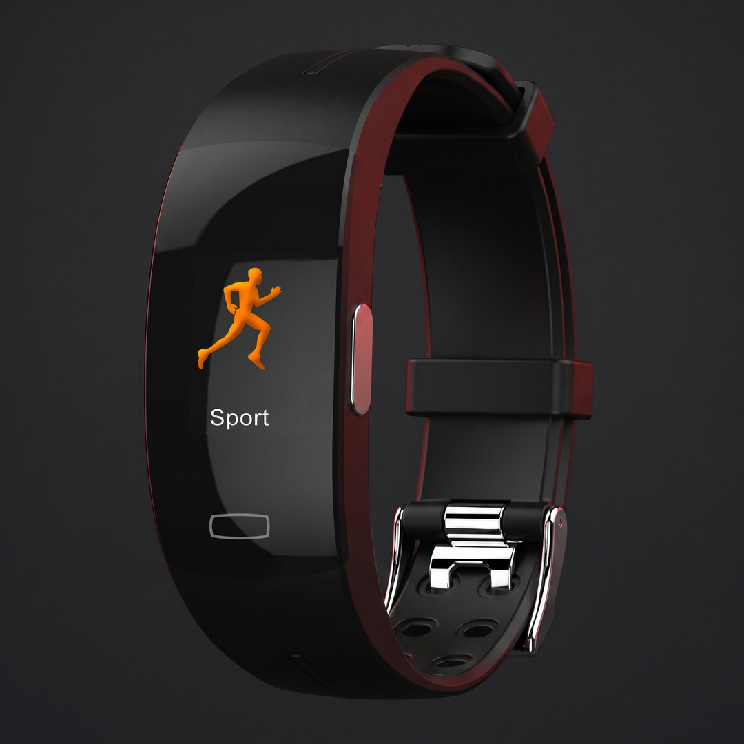Professional Smart Fitness Band ECG PPG Heart Rate Blood Pressure Body Temperature Monitor Wrist Band Activity Tracker for Health Monitoring Daily Fitness Use