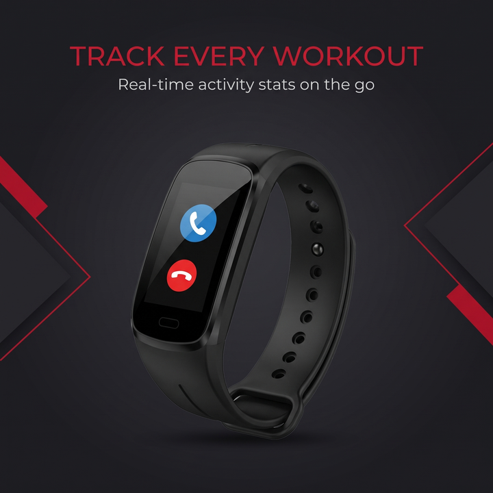 Professional Smart Fitness Band ECG PPG Heart Rate Blood Pressure Body Temperature Monitor Wrist Band Activity Tracker for Health Monitoring Daily Fitness Use