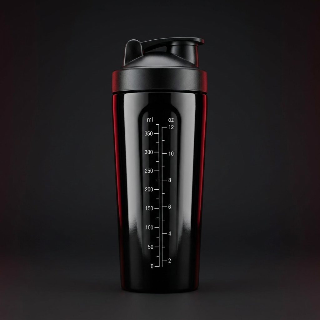 Professional Stainless Steel Shaker Bottle 700ml Protein Powder Mixing Cup with Scale Fitness Water Bottle for Gym Workout Sports Outdoor Use