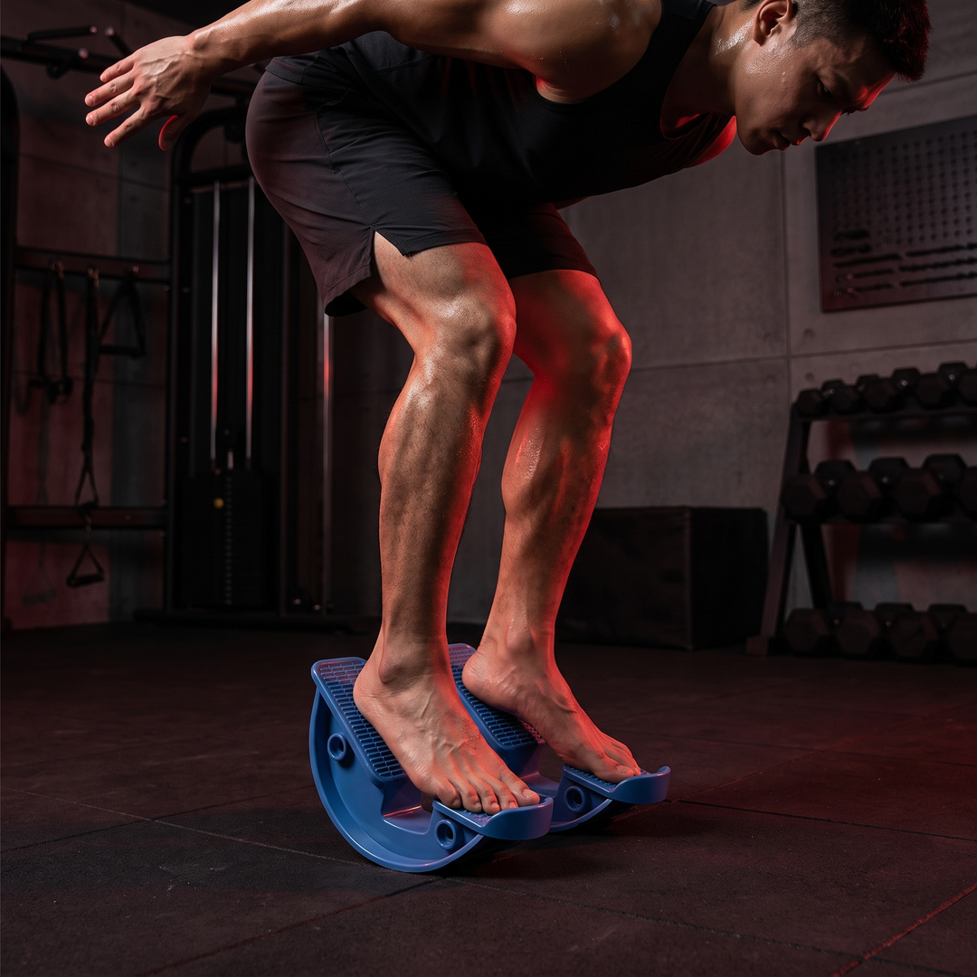 Professional Stretching Wheel Calf Stretcher Balance Board Foot Ankle Arm Stretcher Pedal Trainer Home Gym Mobility Rehabilitation Fitness Recovery