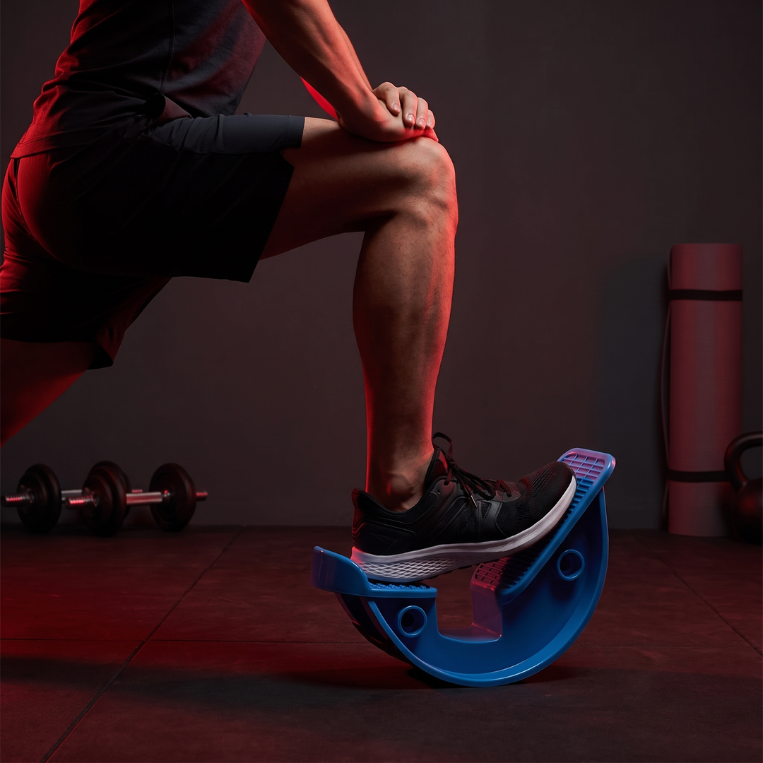 Professional Stretching Wheel Calf Stretcher Balance Board Foot Ankle Arm Stretcher Pedal Trainer Home Gym Mobility Rehabilitation Fitness Recovery