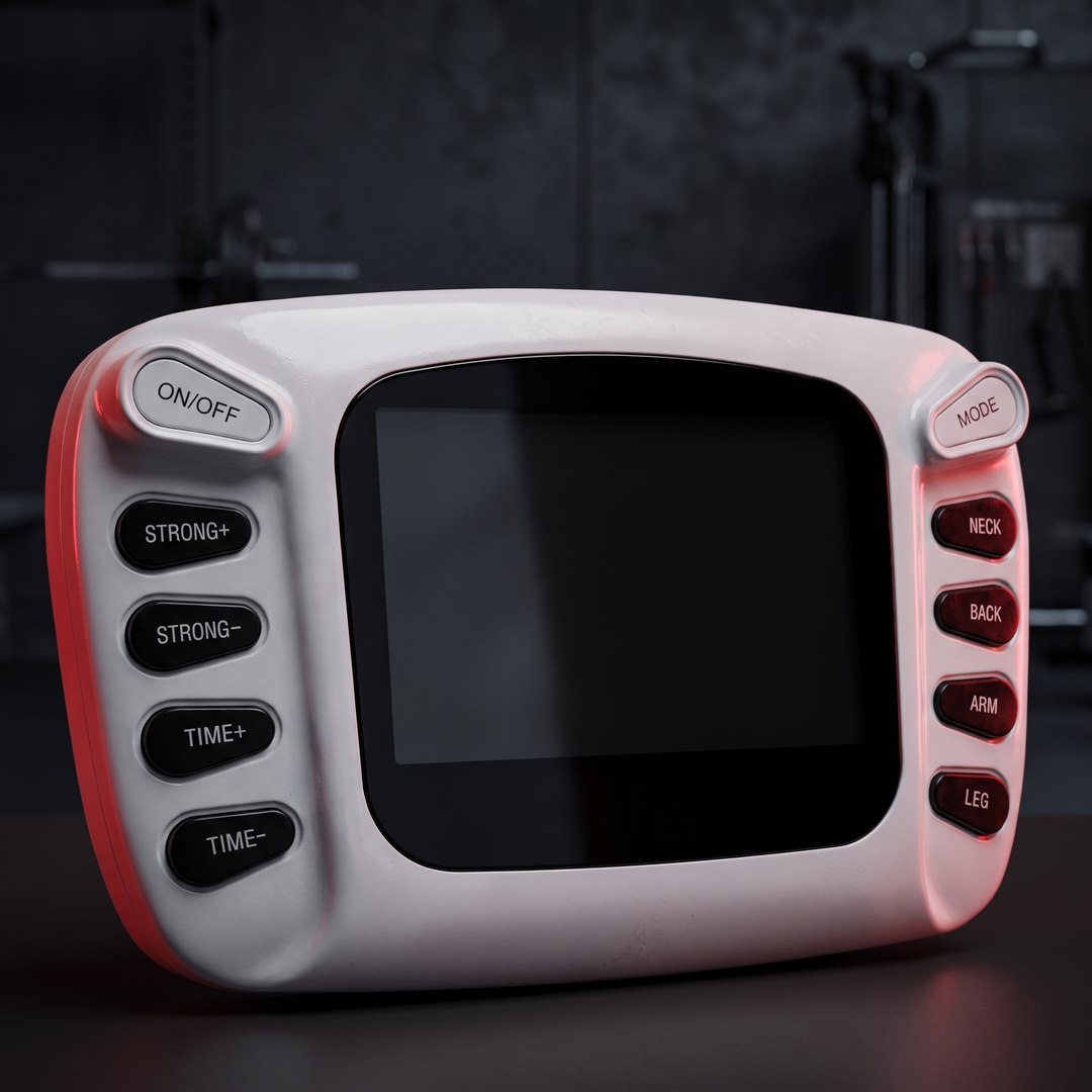 Professional TENS EMS Muscle Stimulator Electrotherapy Device 8 Modes 15 Intensity Levels Pain Relief Muscle Recovery Physiotherapy Unit Home Gym