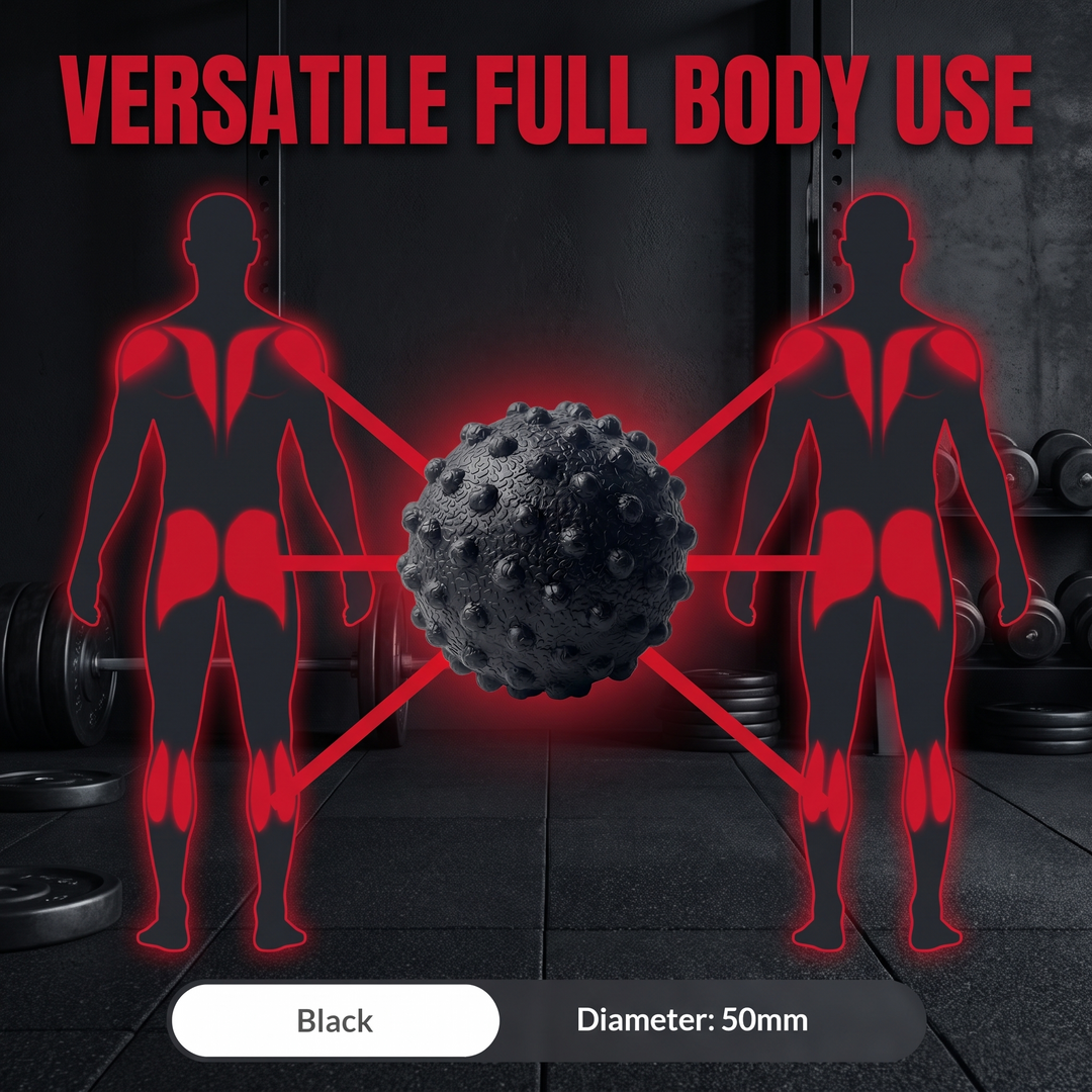 Professional TPE Massage Ball Trigger Point Ball Multi Texture Full Body Muscle Relief 50mm Yoga Fitness Home Gym Office Recovery Roller Ball