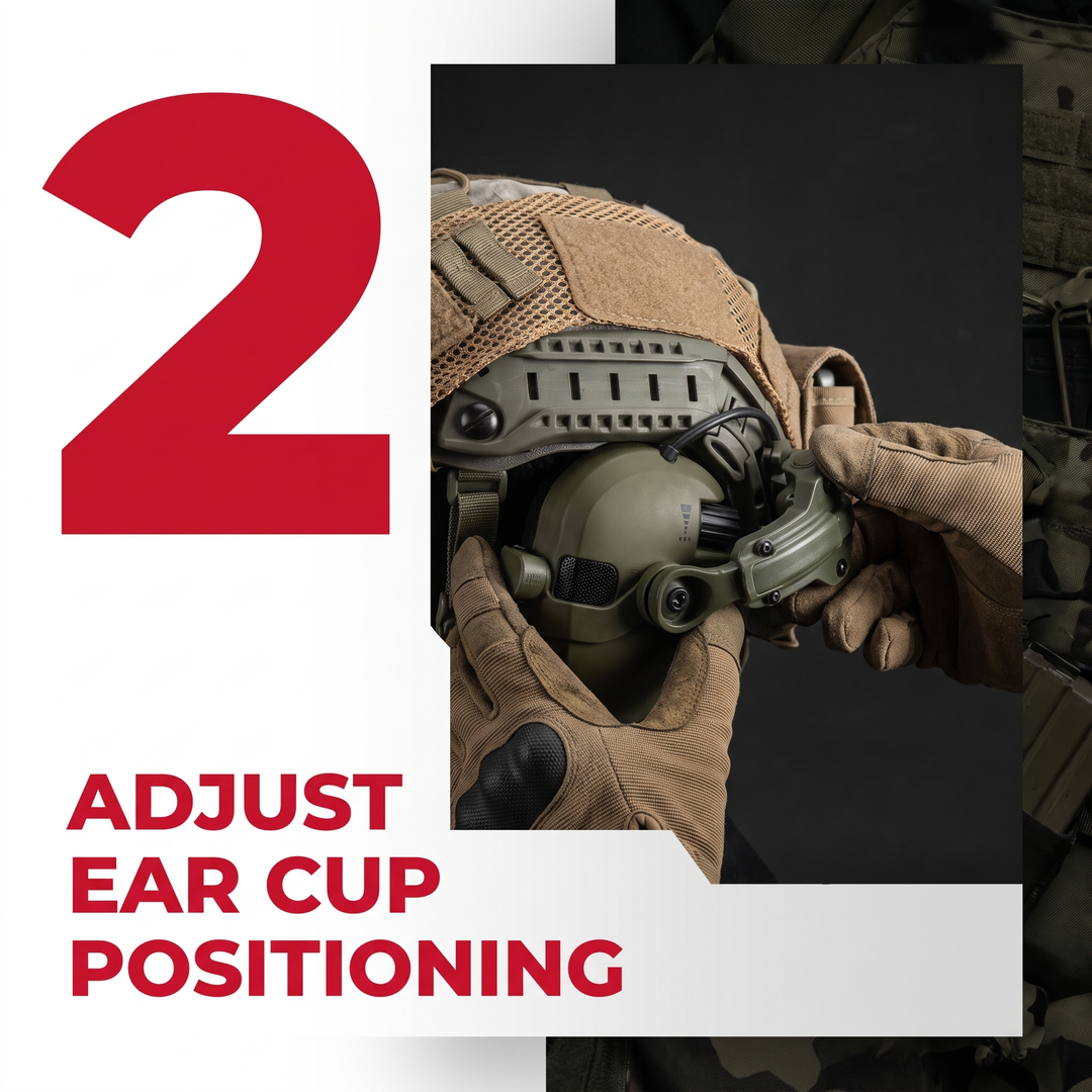 Professional Tactical Helmet Headset Active Noise Cancelling Ear Protection Shooting Hunting Hearing Defender Helmet Mounted Headphones