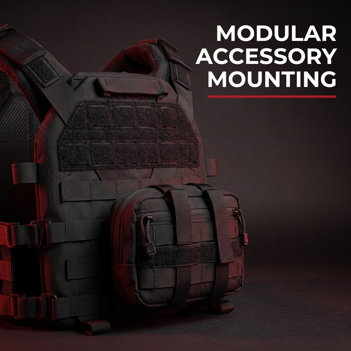 Professional Tactical Plate Carrier Vest Full Size MOLLE Chest Rig Adjustable Cummerbund Quick Release Airsoft Outdoor Training Gear Lightweight