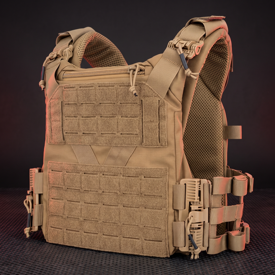 Professional Tactical Plate Carrier Vest Full Size MOLLE Chest Rig Adjustable Cummerbund Quick Release Airsoft Outdoor Training Gear Lightweight